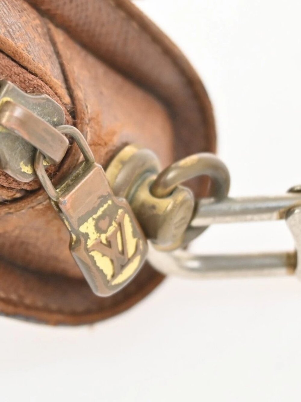 LOUIS VUITTON Orsay Clutch Hand Bag Monogram Leather Brown France - Picture 10 of 16